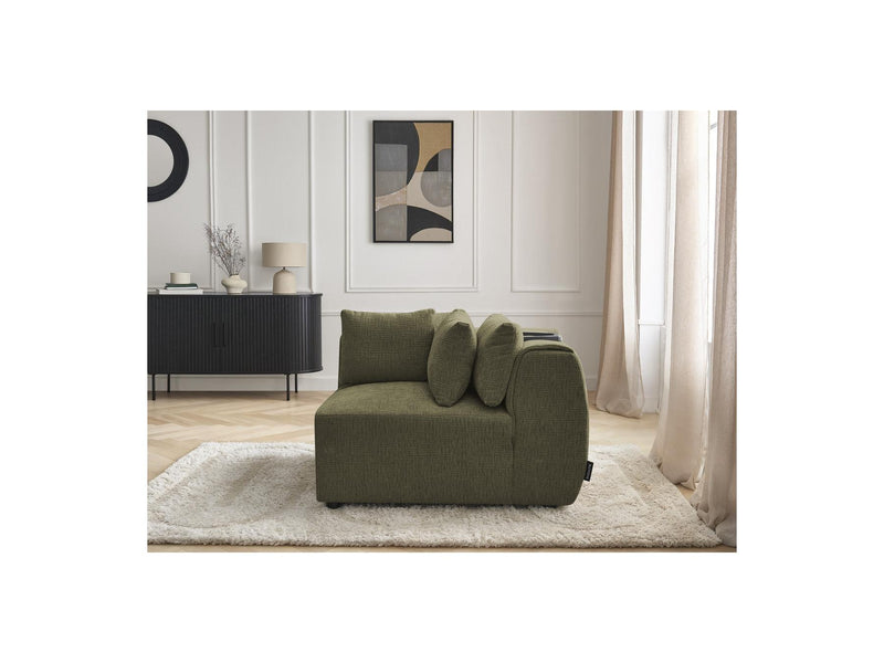 Jana - Angle Avec Têtière Pour Canapé Modulable - Tissu Texturé