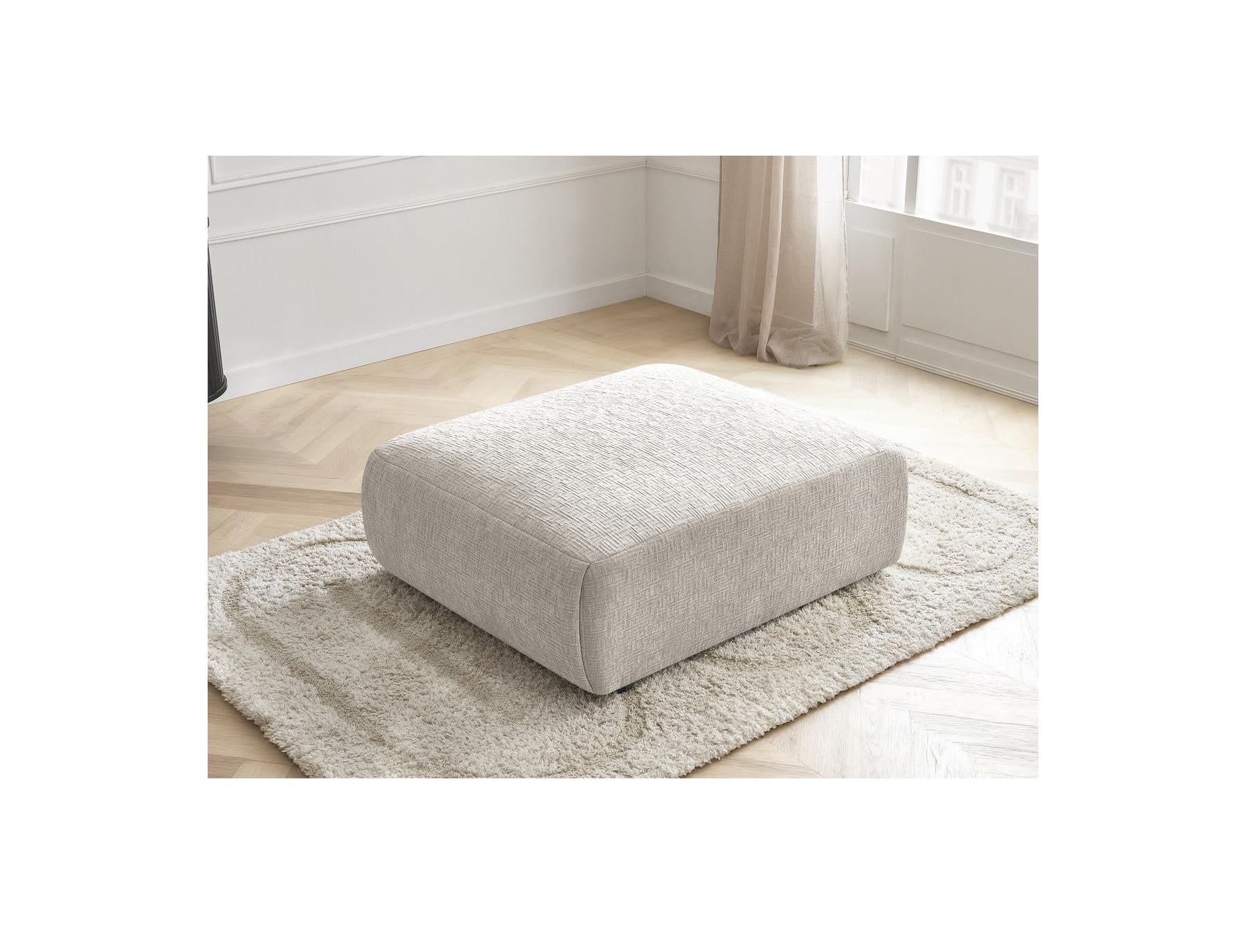 Jana - Large Pouffe - Textured Fabric