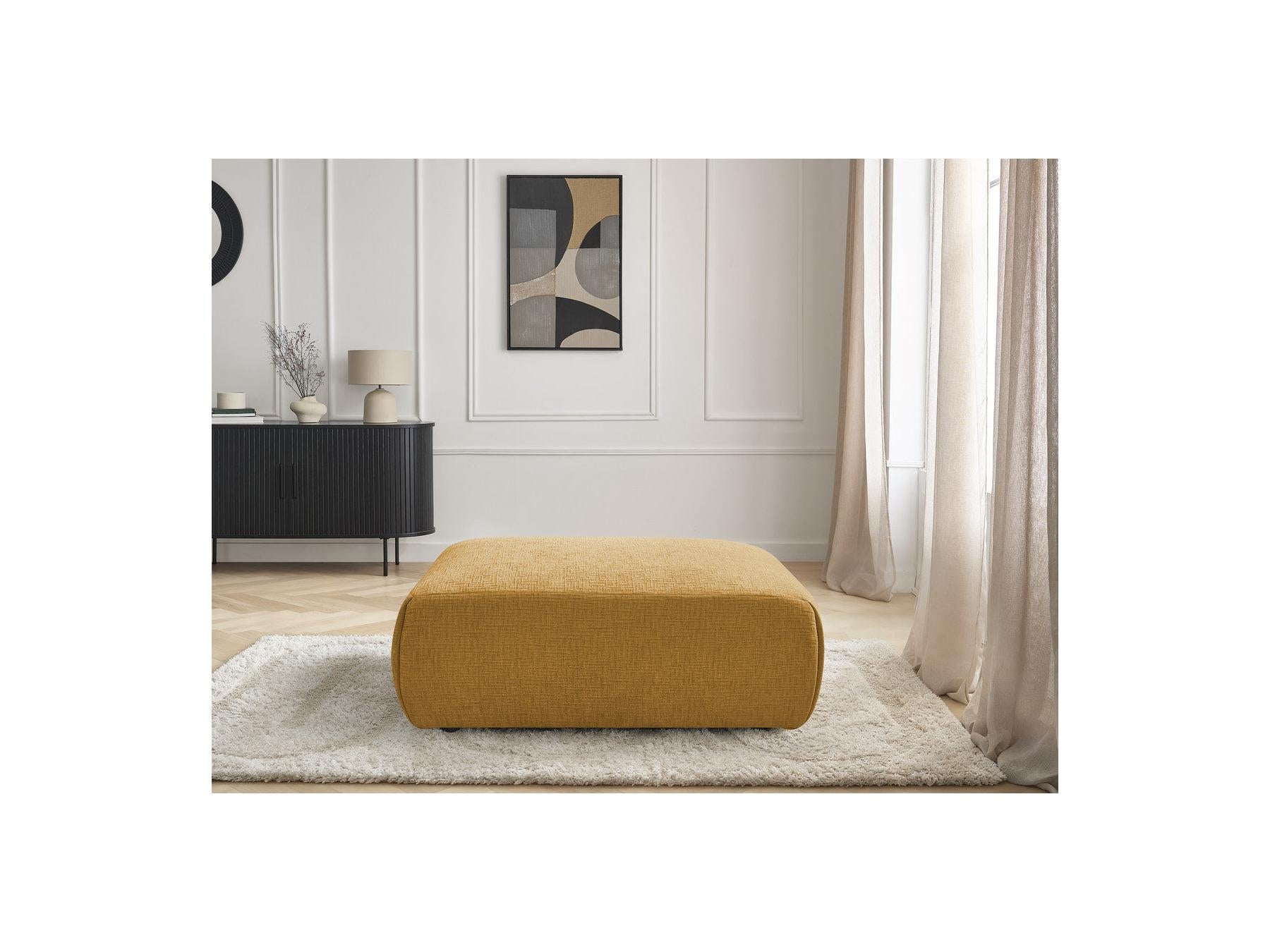 Jana - Large Pouffe - Textured Fabric