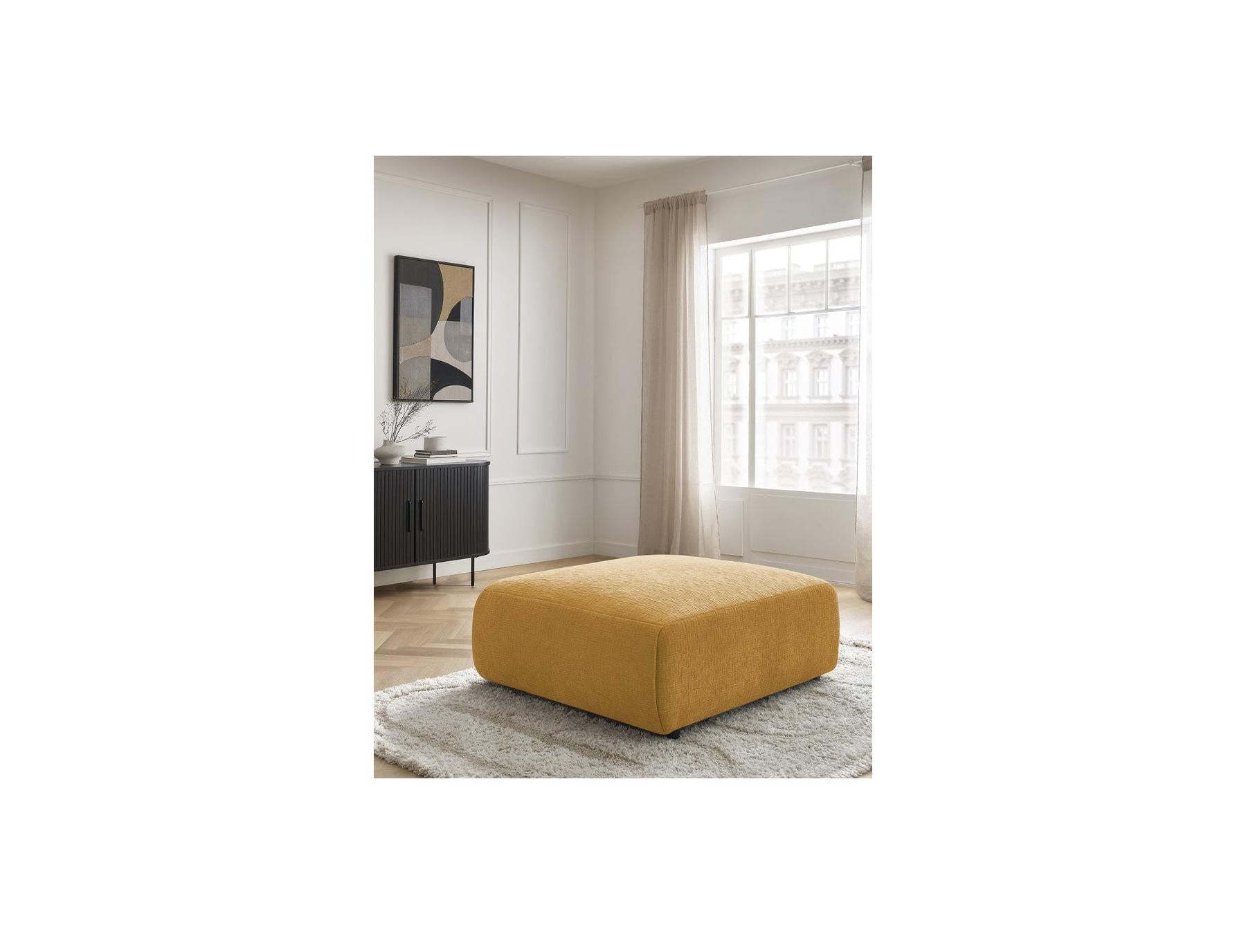 Jana - Large Pouffe - Textured Fabric