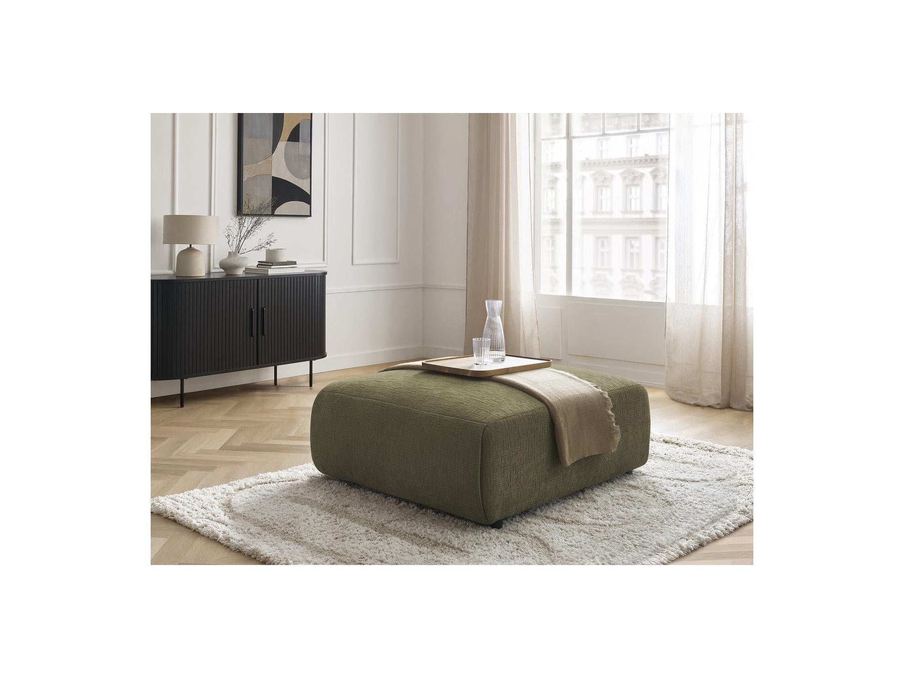 Jana - Large Pouffe - Textured Fabric