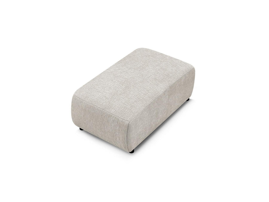 Jana - Small Ottoman - Textured Fabric