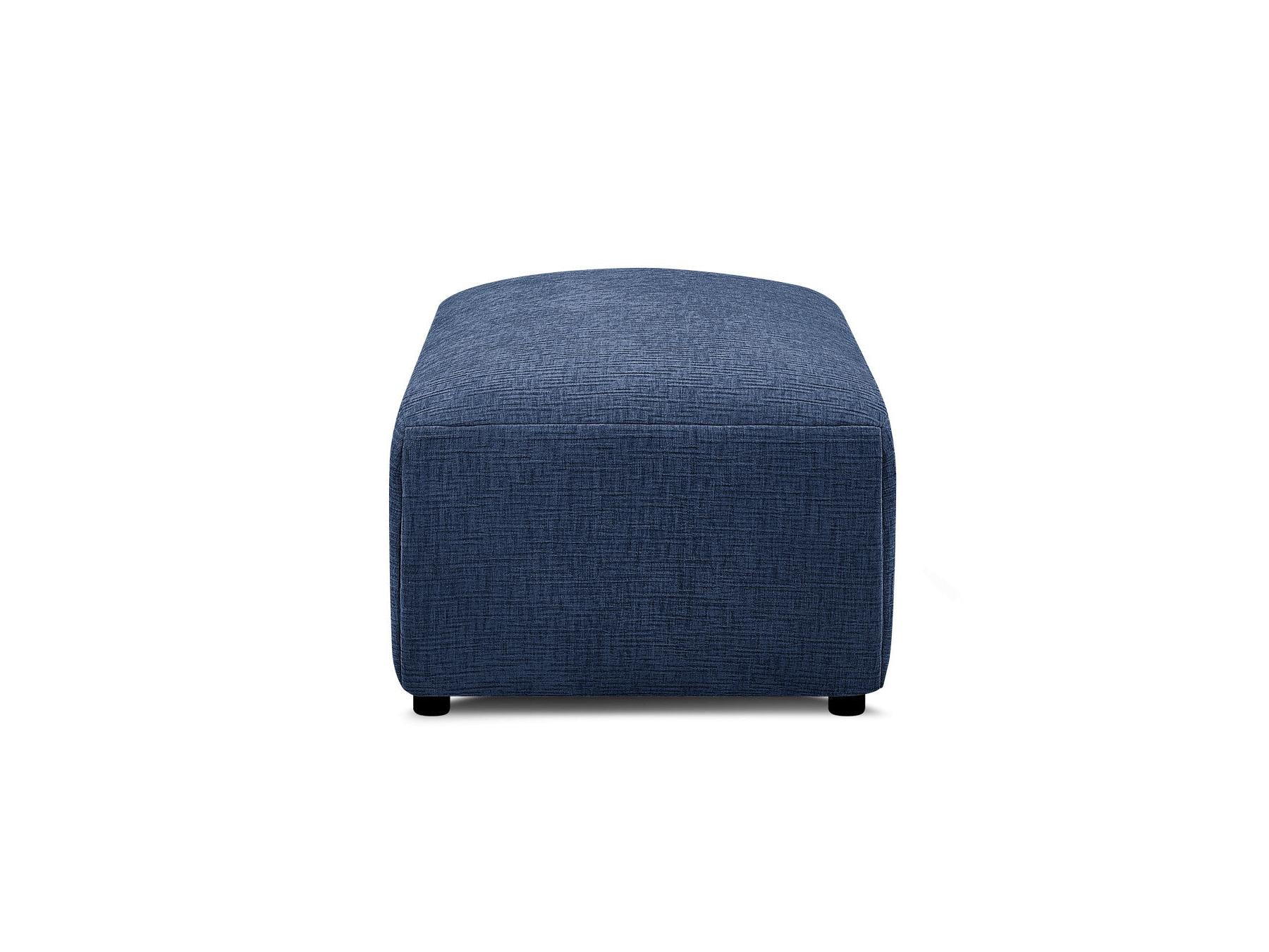 Jana - Small Ottoman - Textured Fabric