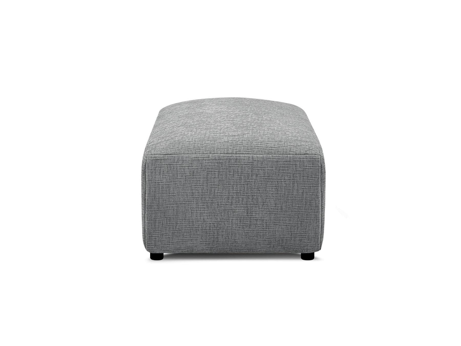 Jana - Small Ottoman - Textured Fabric