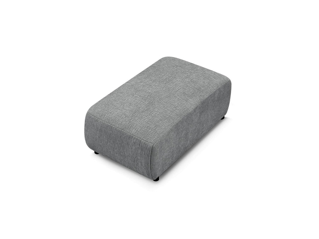 Jana - Small Ottoman - Textured Fabric