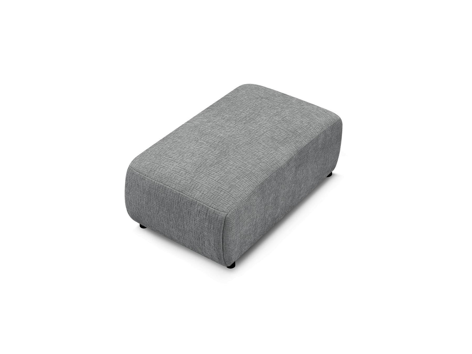 Jana - Small Ottoman - Textured Fabric