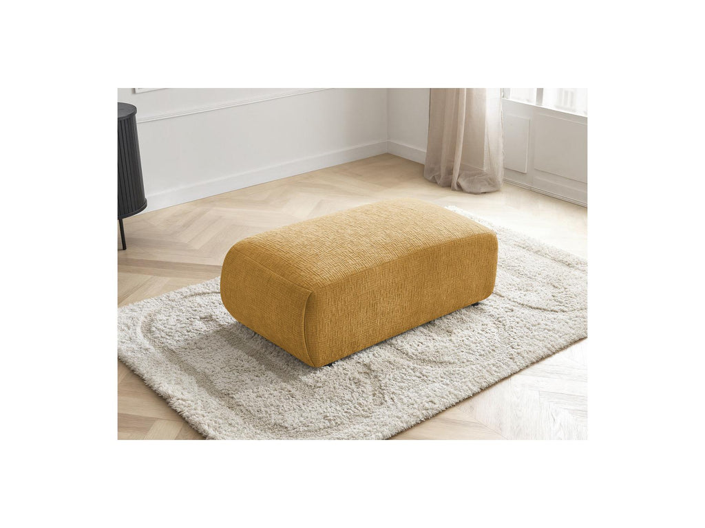 Jana - Small Ottoman - Textured Fabric