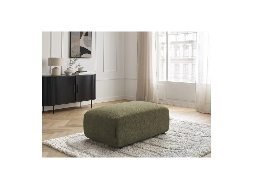 Jana - Small Ottoman - Textured Fabric