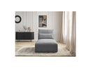 Jana - Daybed With Headrest For Modular Sofa - Textured Fabric