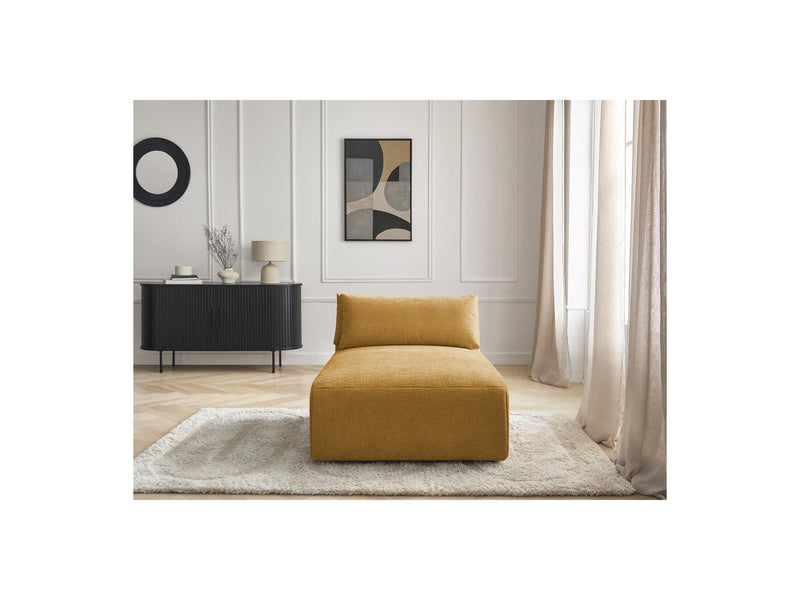 Jana - Daybed With Headrest For Modular Sofa - Textured Fabric