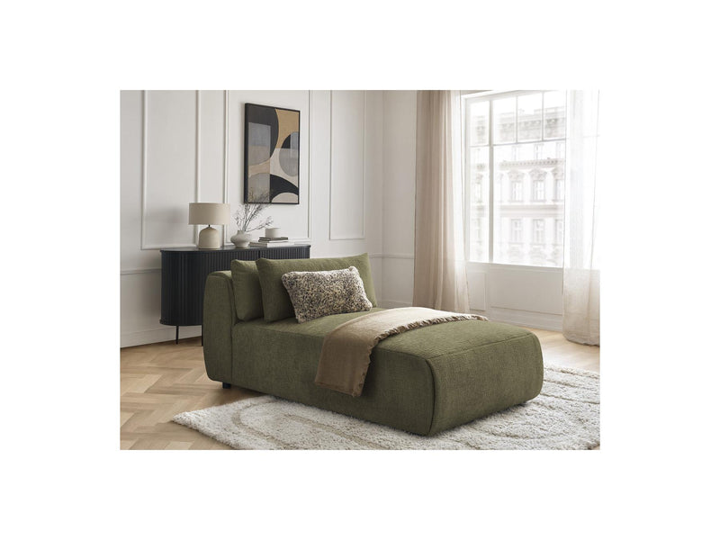 Jana - Daybed With Headrest For Modular Sofa - Textured Fabric