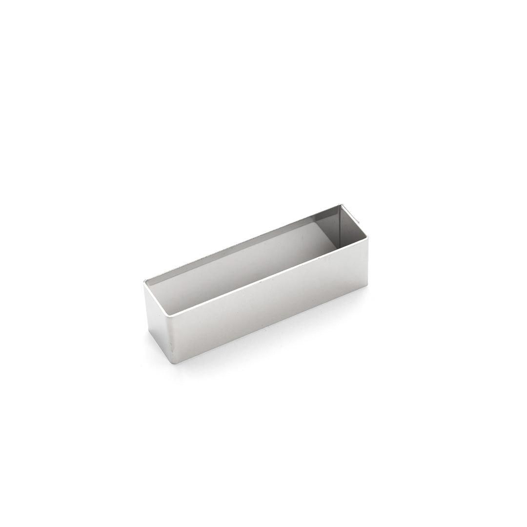 Aro Rectangular De Acero Inoxidable - 10 x 2,5 x 3 Cm
