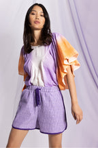 Blusa lila The Laurie Tie & Dye