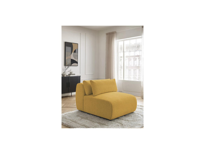 Jana - Chauffeuse 1 Place Avec Têtière Pour Canapé Modulable - Tissu Chiné