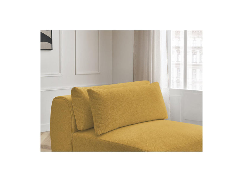 Jana - Chauffeuse 1 Place Avec Têtière Pour Canapé Modulable - Tissu Chiné