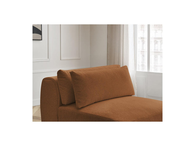 Jana - Chauffeuse 1 Place Avec Têtière Pour Canapé Modulable - Tissu Chiné