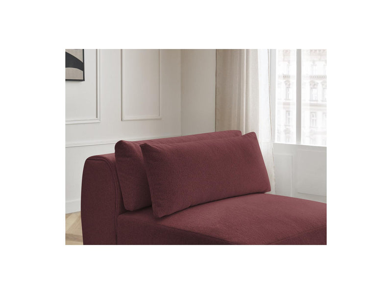 Jana - Chauffeuse 1 Place Avec Têtière Pour Canapé Modulable - Tissu Chiné