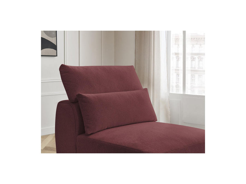 Jana - Chauffeuse 1 Place Avec Têtière Pour Canapé Modulable - Tissu Chiné