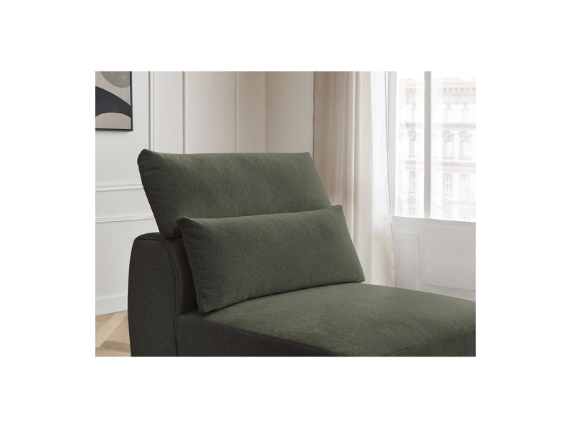 Jana - Chauffeuse 1 Place Avec Têtière Pour Canapé Modulable - Tissu Chiné