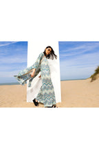 The Maggie Zigzag Blue Kimono