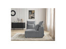 Jana - Angle Avec Têtière Pour Canapé Modulable - Tissu Chiné