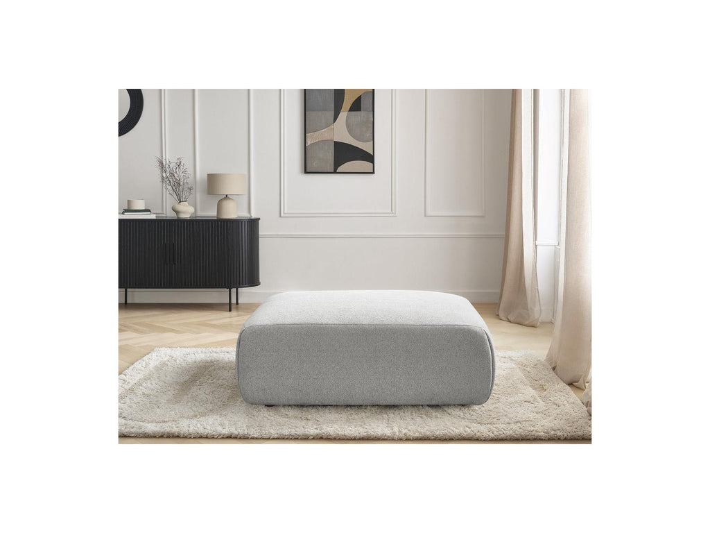 Jana - Large Pouffe - Heathered Fabric