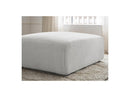 Jana - Pouf Grand - Tissu Chiné