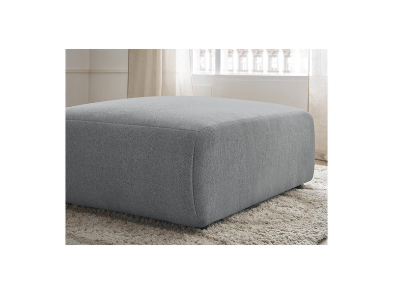 Jana - Pouf Grand - Tissu Chiné