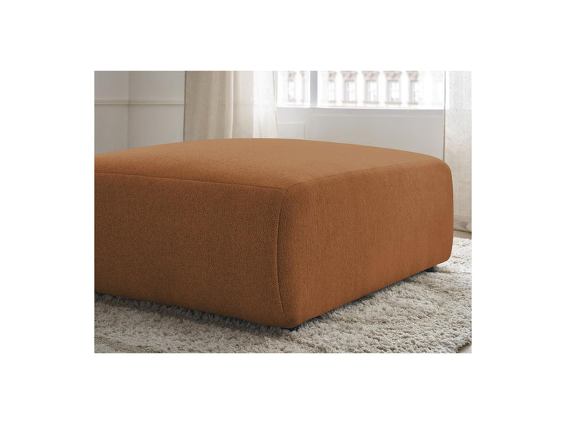 Jana - Pouf Grand - Tissu Chiné