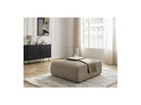 Jana - Pouf Grand - Tissu Chiné
