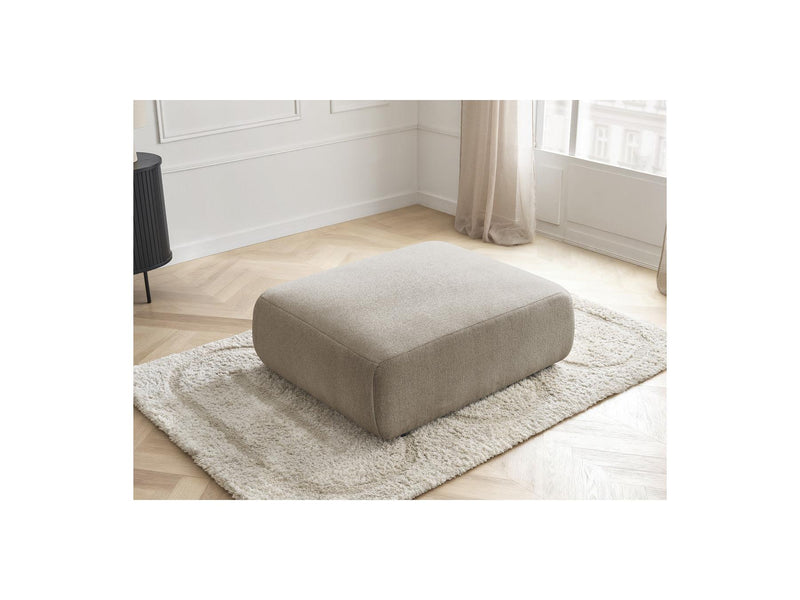 Jana - Pouf Grand - Tissu Chiné