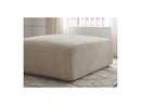 Jana - Pouf Grand - Tissu Chiné