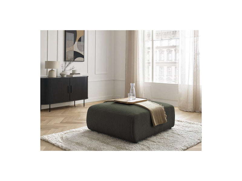 Jana - Pouf Grand - Tissu Chiné