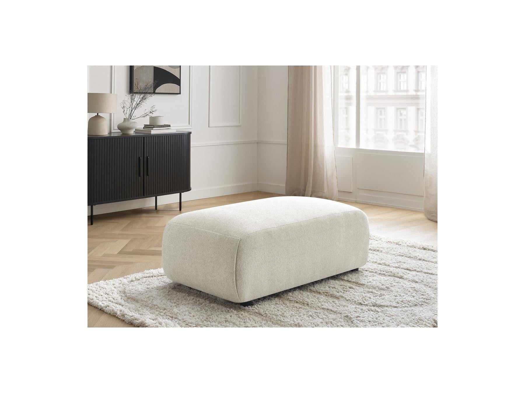 Jana - Pouf Petit - Tissu Chiné