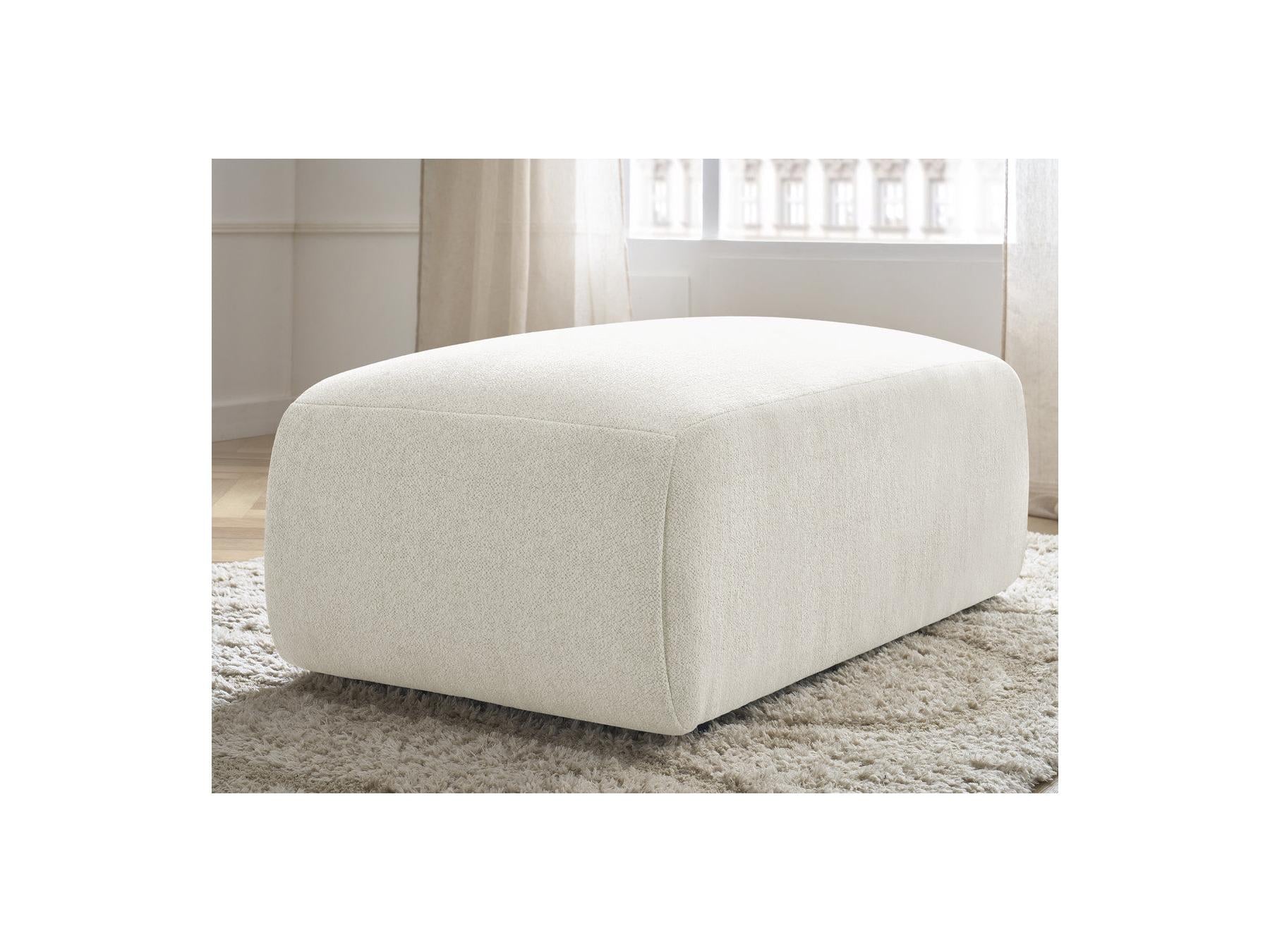 Jana - Pouf Petit - Tissu Chiné