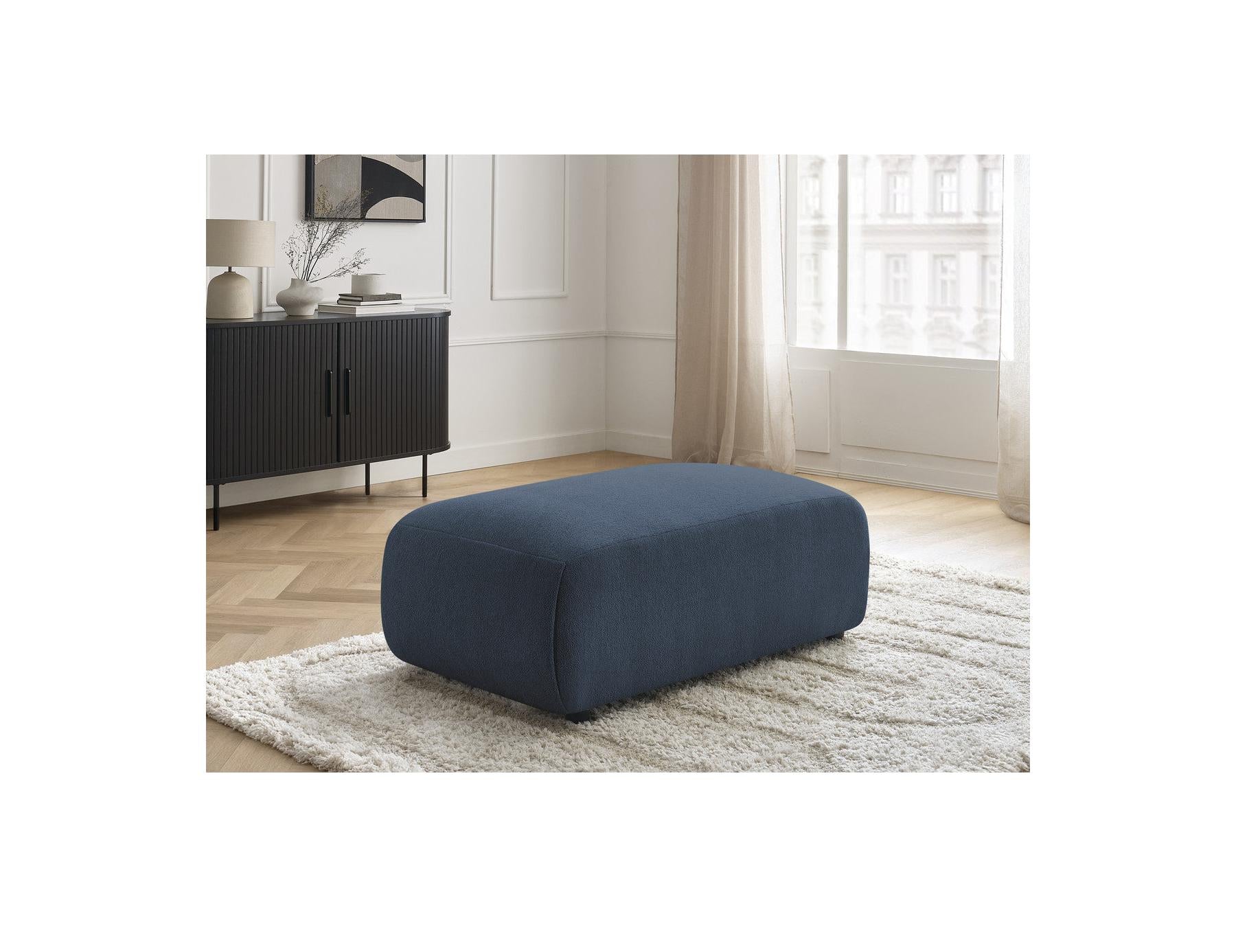 Jana - Pouf Petit - Tissu Chiné