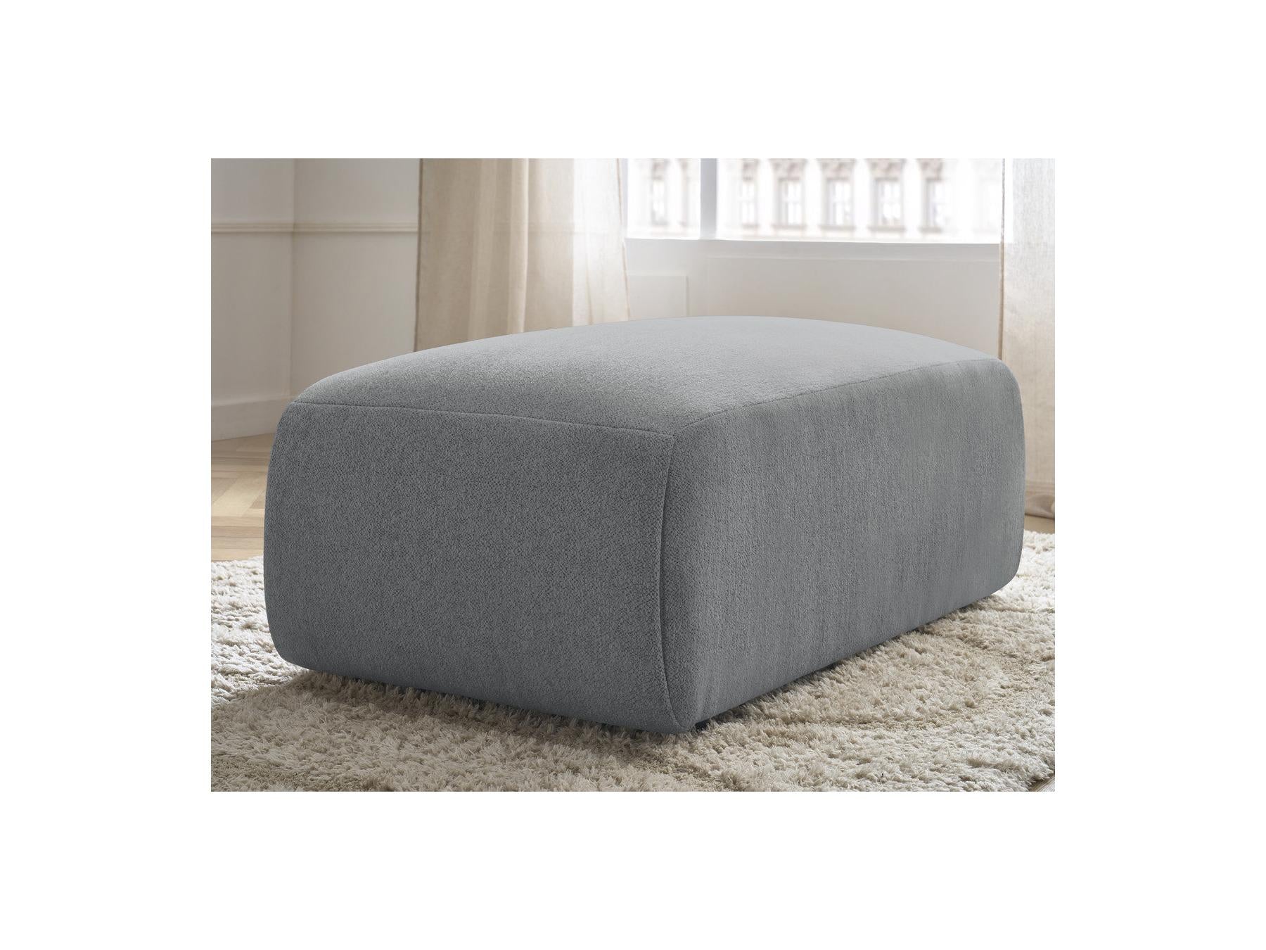 Jana - Pouf Petit - Tissu Chiné