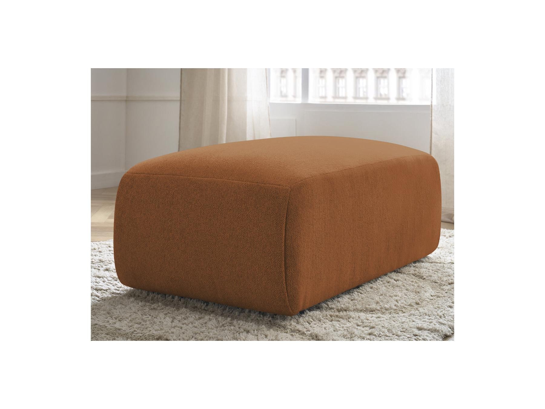 Jana - Pouf Petit - Tissu Chiné