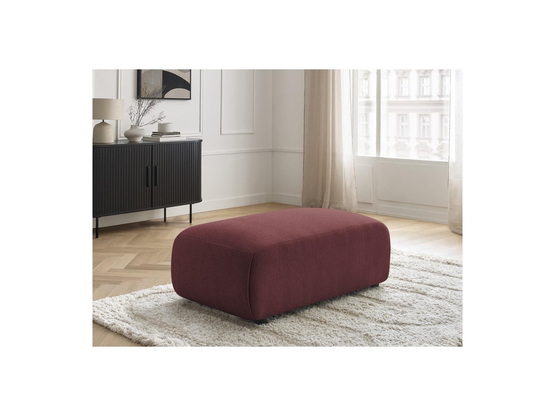 Jana - Pouf Petit - Tissu Chiné
