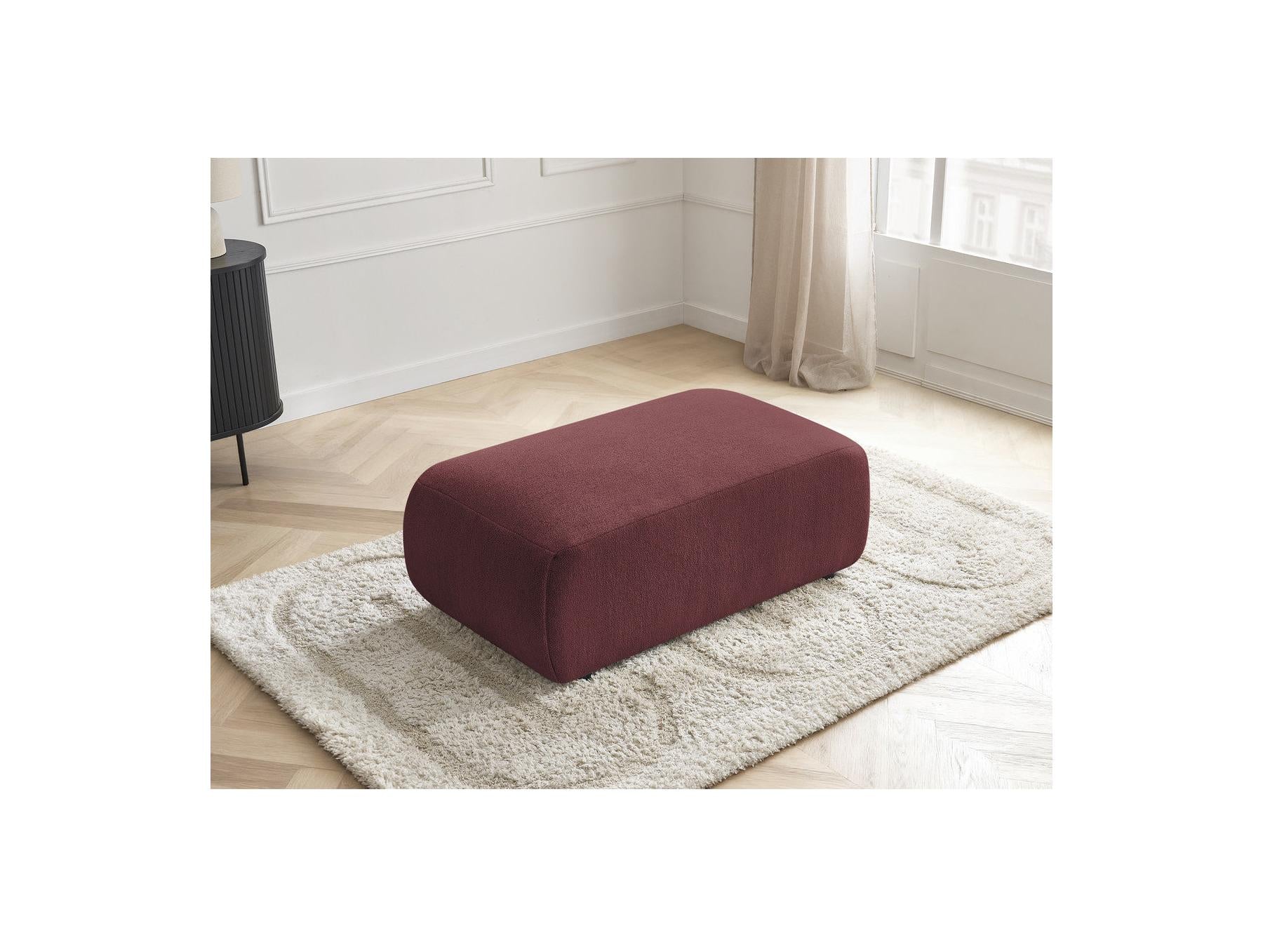Jana - Pouf Petit - Tissu Chiné