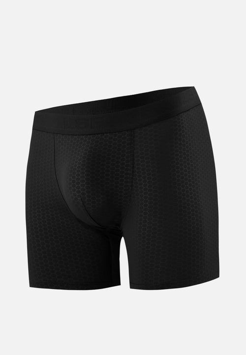 John Training Boxer Long Noir - Boxer En Polyamide