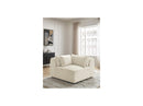 Jana - Corner With Headrest For Modular Sofa - Velvet Fabric