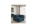 Jana - Corner With Headrest For Modular Sofa - Velvet Fabric