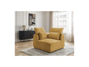 Jana - Corner With Headrest For Modular Sofa - Velvet Fabric