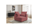 Jana - Corner With Headrest For Modular Sofa - Velvet Fabric