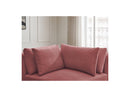 Jana - Corner With Headrest For Modular Sofa - Velvet Fabric