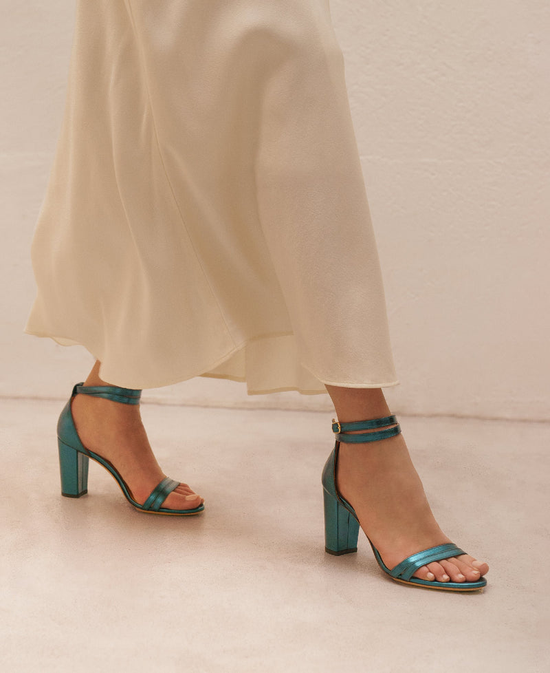 Sandals N°853 Emerald Leather
