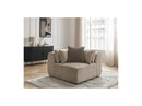 Jana - Corner With Headrest For Modular Sofa - Velvet Fabric