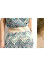The Mélanie Zigzag Blue Pants