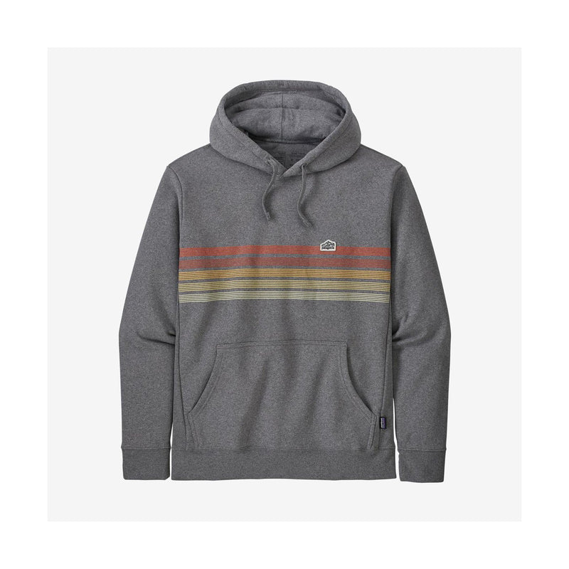 Patagonia - Patagonia Hoodie Line Logo Ridge Stripe Uprisal - Gris - Homme